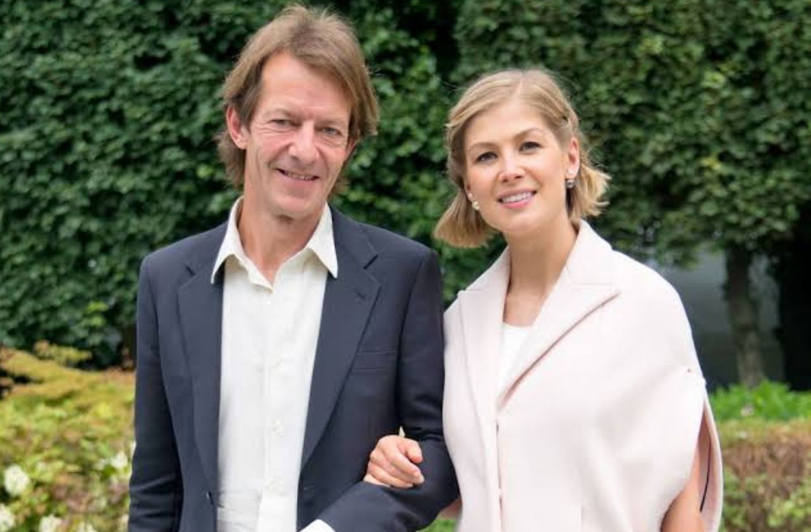 Are Robie Uniacke and Rosamund Pike Married?